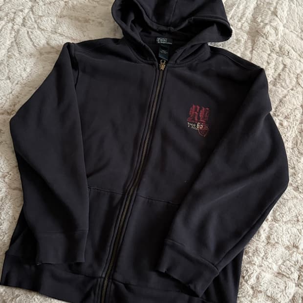 폴로 랄프 로렌 네이비 후드집업