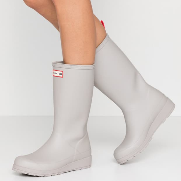 (새상품) 헌터 플레이 톨 그레이 UK6