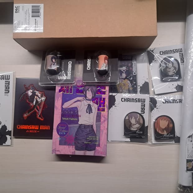 체인소맨 팝업 굿즈 판매