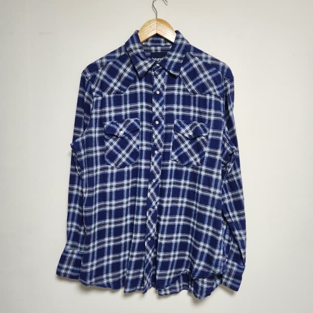 랭글러Wrangler 웨스턴 플란넬 셔츠 L - S144