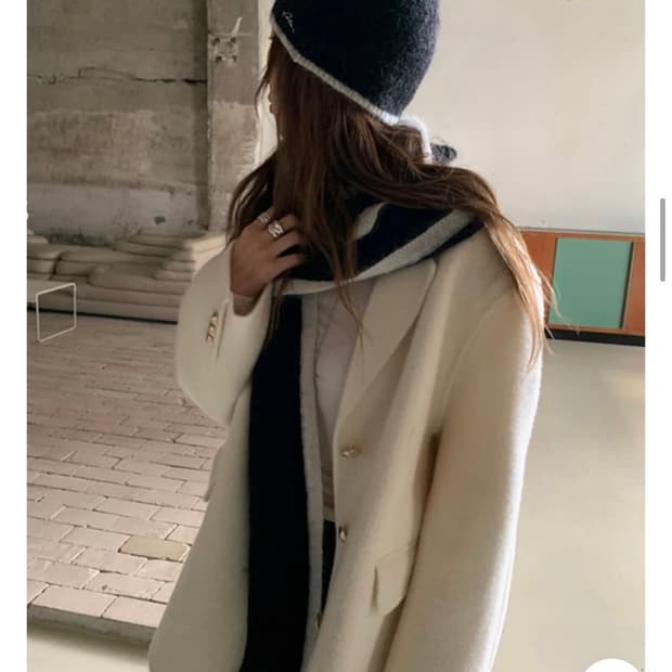 릿킴 BLUSHLINE MOHAIR MUFFLER