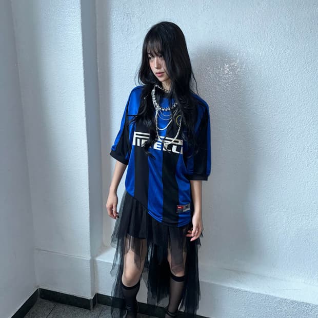 Nike 스트라이프  축구티