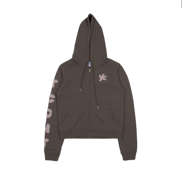 TCM tcdmt hooded zip-up (brown)