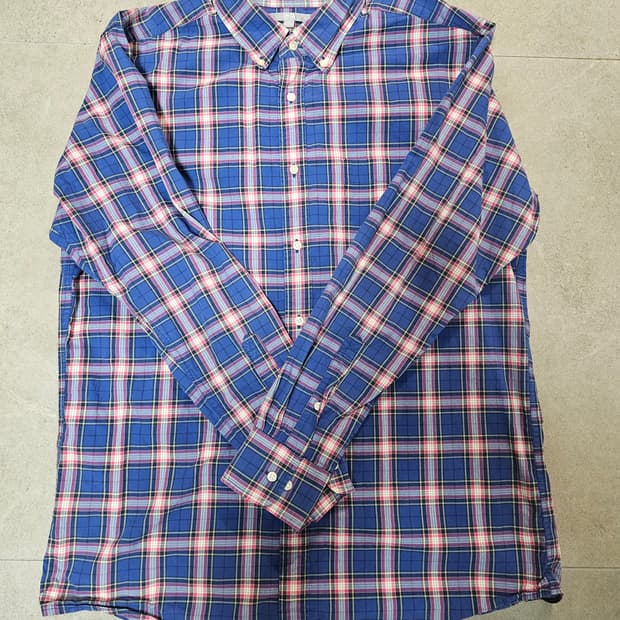유니클로 체크 셔츠 XL 사이즈