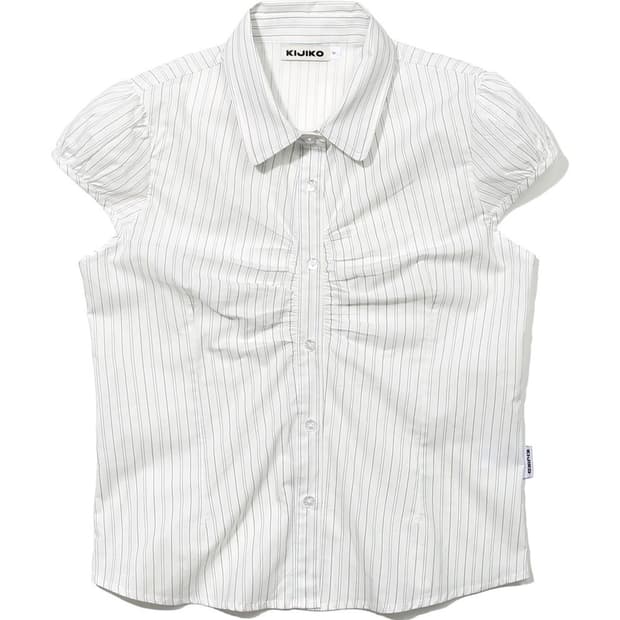 Cap Sleeve Shirt White