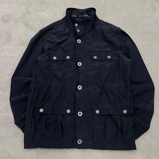 M 캘빈클라인 쿼드포켓 바람막이 자켓