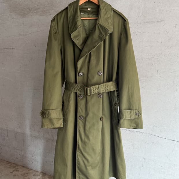 50s U.S Army OG-107 Officer Overcoat