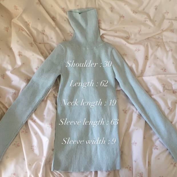 Baby blue Turtleneck sweater