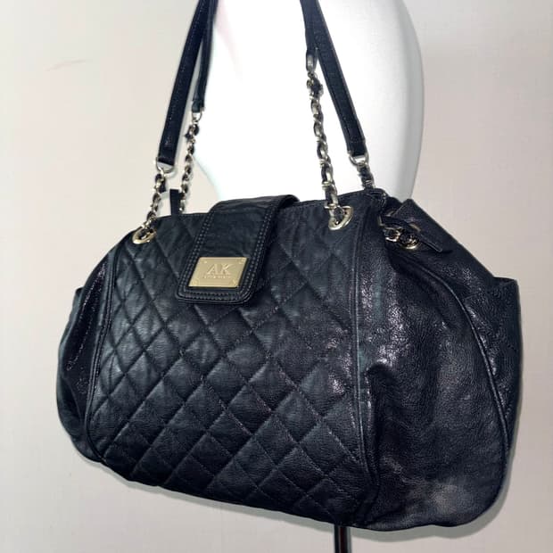 Anne klein Black quilting Bag