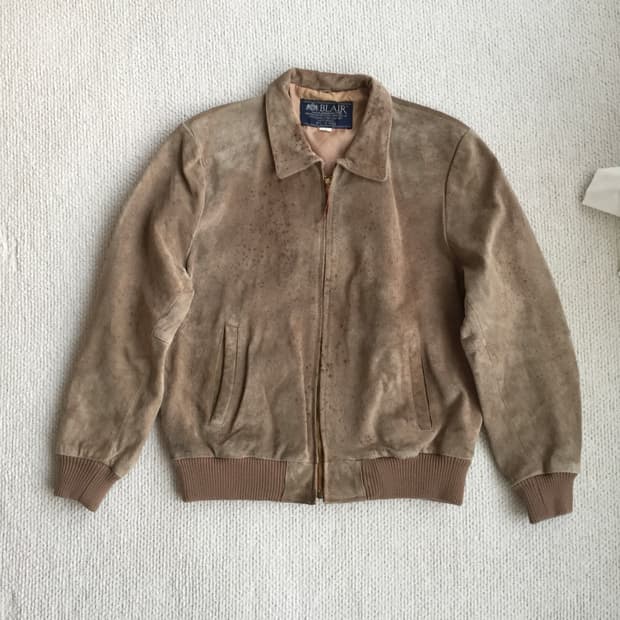 90‘s 빈티지 스웨이드 레더 자켓