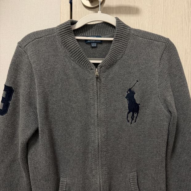 빅포니 빅폴로 그레이 집업 