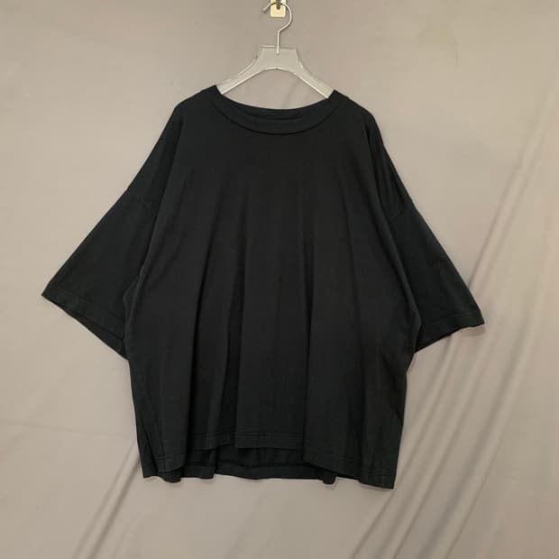 L 스튜디오 니콜슨 미드웨이트 저지 로고 오버핏 반팔티