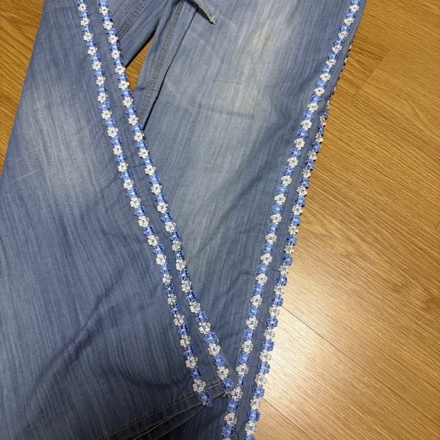 일본 브랜드 백넘버 청바지