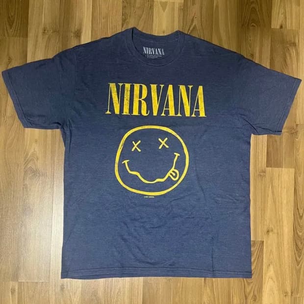 NIRVANA 반팔 티셔츠