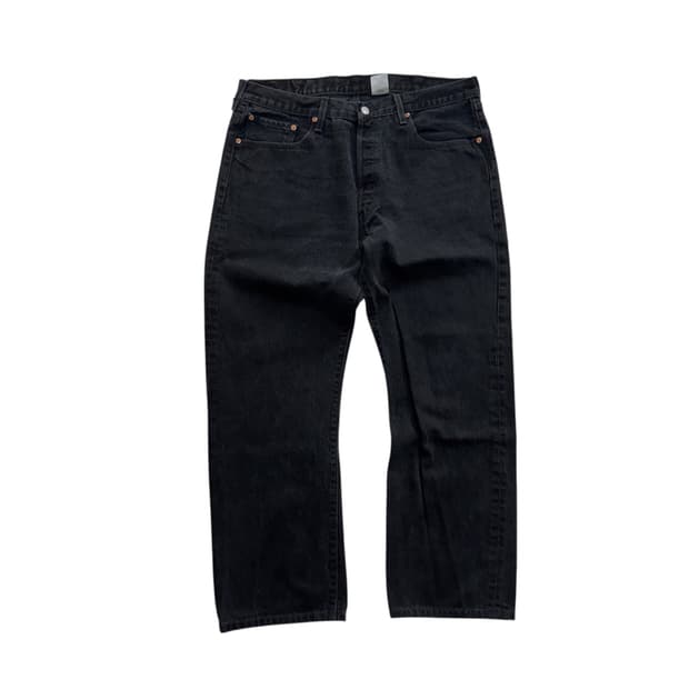 [36.5] 리바이스 501 블랙진 데님 청바지 [lv0981]