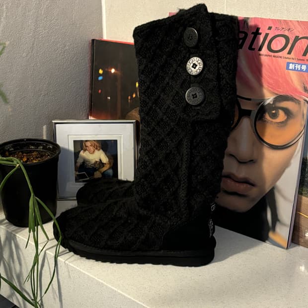 어그 니트 부츠