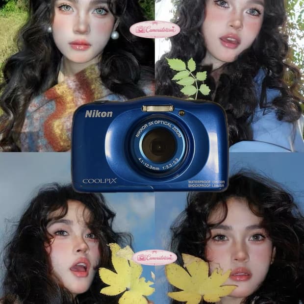 준민트급풀셋!) Nikon Coolpix S33 니콘 쿨픽스 블루