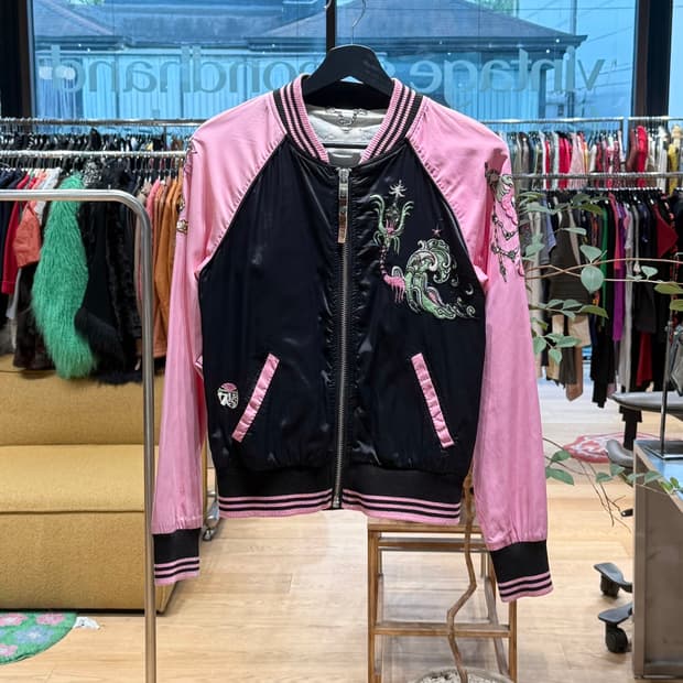 디젤 핑크 드래곤 스카잔 자켓 