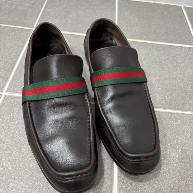 정품)구찌 남자 드라이빙모카신