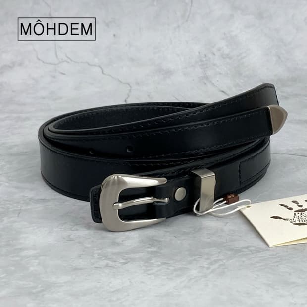 [Men] 레이어드 웨스턴 벨트 이태리가죽