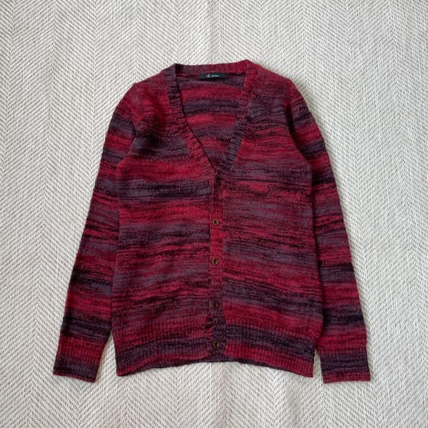 존불 그라데이션 니트 가디건 