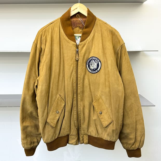 오메가 조지타운 훌스 스웨이드 봄버