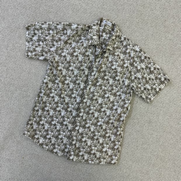 M Rishon 방콕 팜트리 프린트 셔츠 0424D