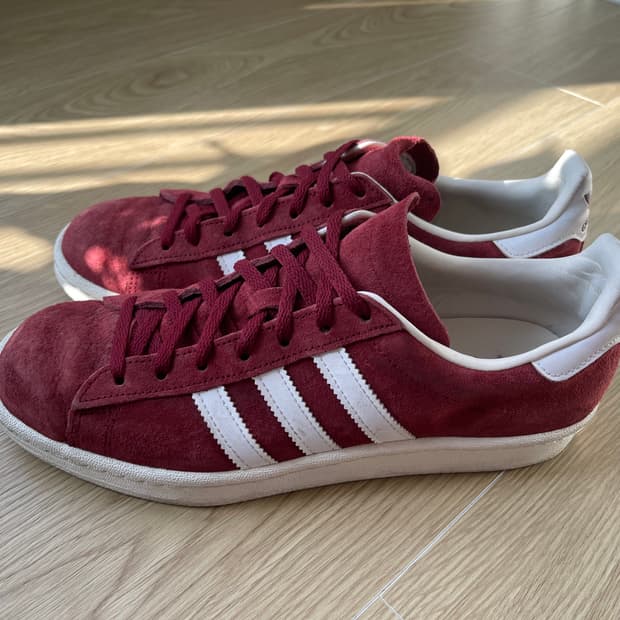아디다스 캠퍼스 버건디 255 