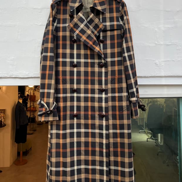 Daks London 체크 코트