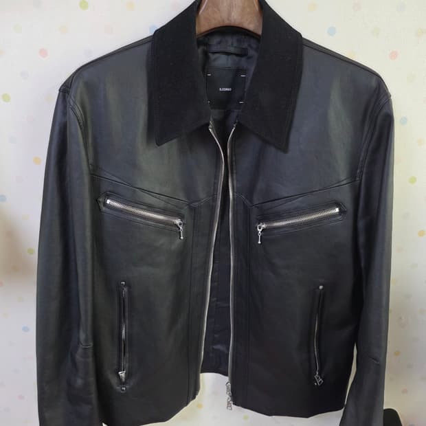 일꼬르소 코팅 데님 블루종