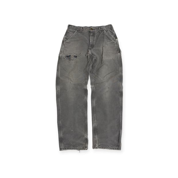 칼하트 b111 그레이 라이닝 카펜터 팬츠 32x34
