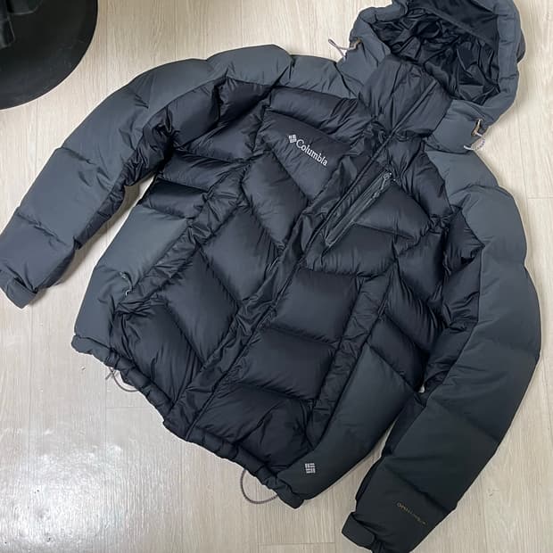 컬럼비아 옴니히트 블랙 패딩 자켓 m