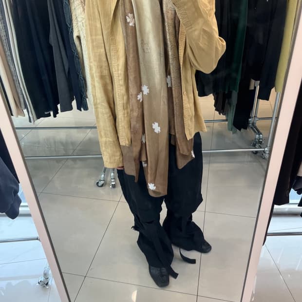 아르마니 익스체인지 린넨 셔츠 m