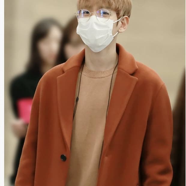 시스템 옴므 오렌지 세미 오버  싱글 코트