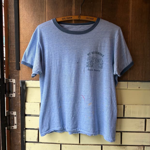 70~80's MT. RUSHMORE Souvenir Ringer Tee