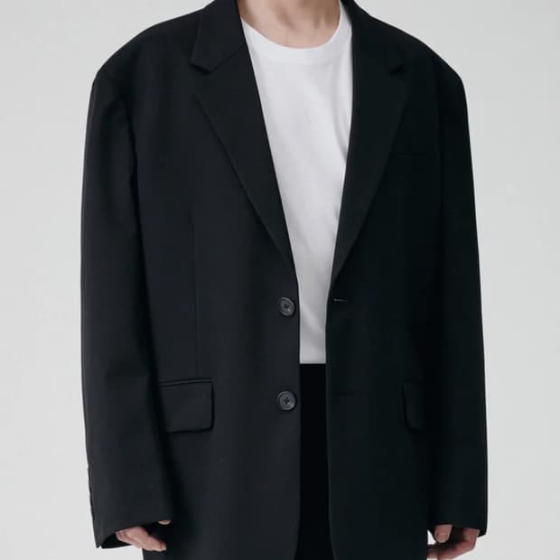 무신사 스탠다드 빅 대디 오버사이즈 블레이저 m