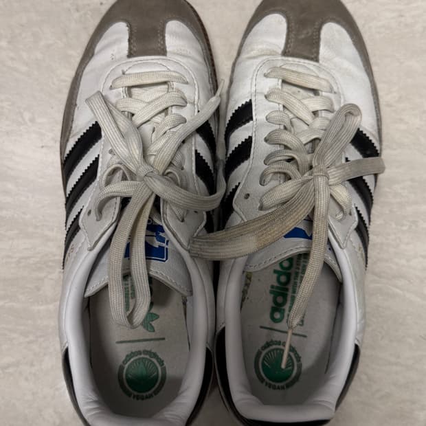 아디다스 삼바 비건 화이트