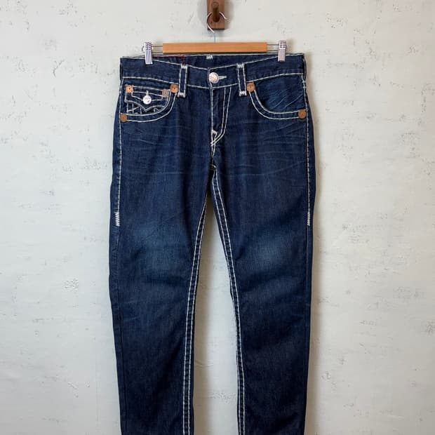 트루릴리전 빈티지 데님팬츠