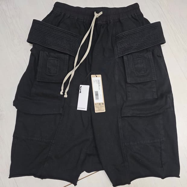 S사이즈) 25SS 릭오웬스 태권도 크리치 카고 쇼츠 RIG