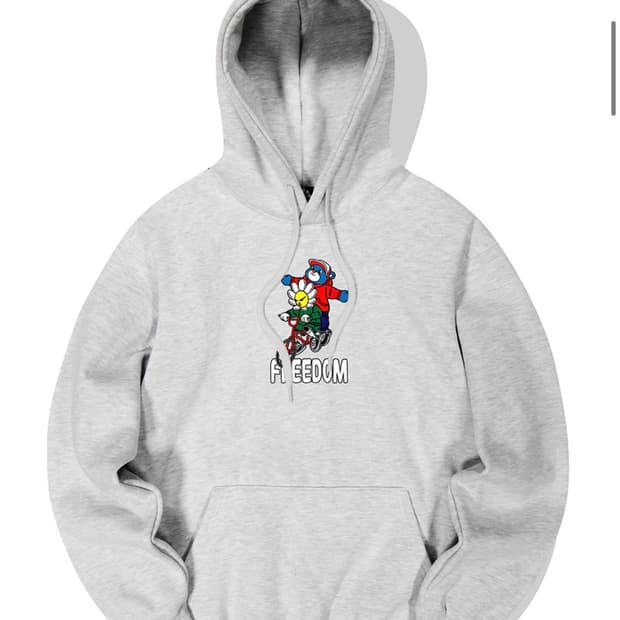 트립션 프리덤 후드티 - 화이트 m