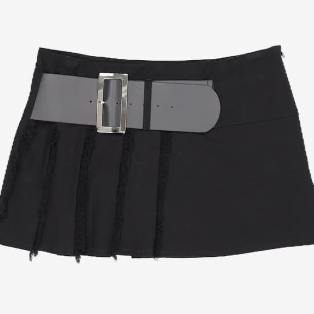 비엔프롬 bnfrom FROM SCHOOL SKIRT gray