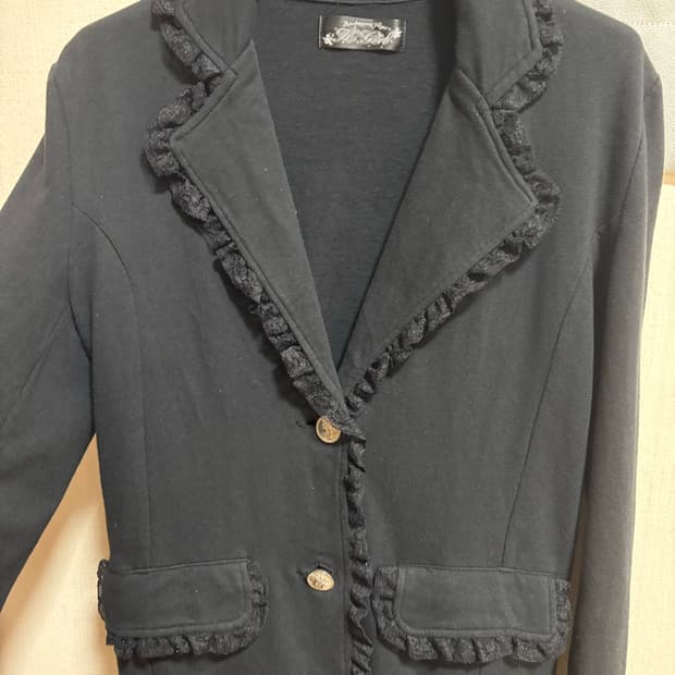 일본 빈티지 고스로리 고딕풍 지뢰계 자켓 