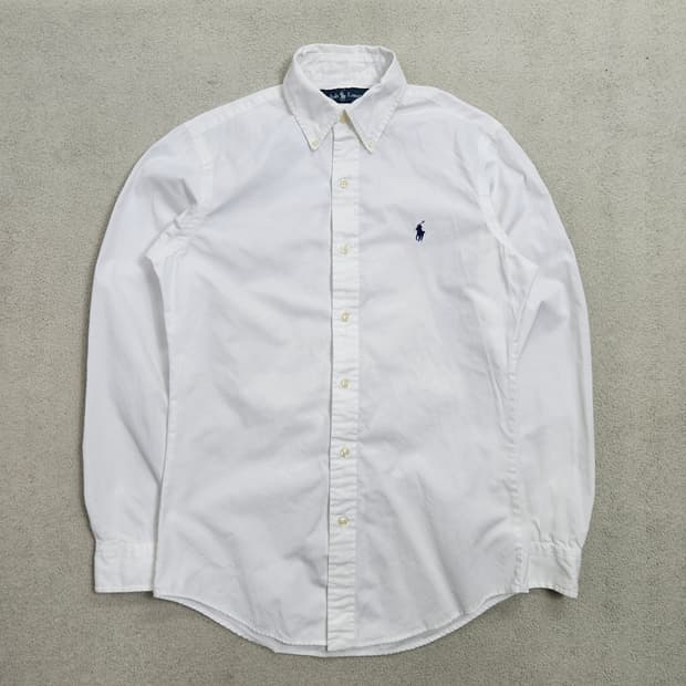 폴로 랄프 로렌 화이트 셔츠 XS