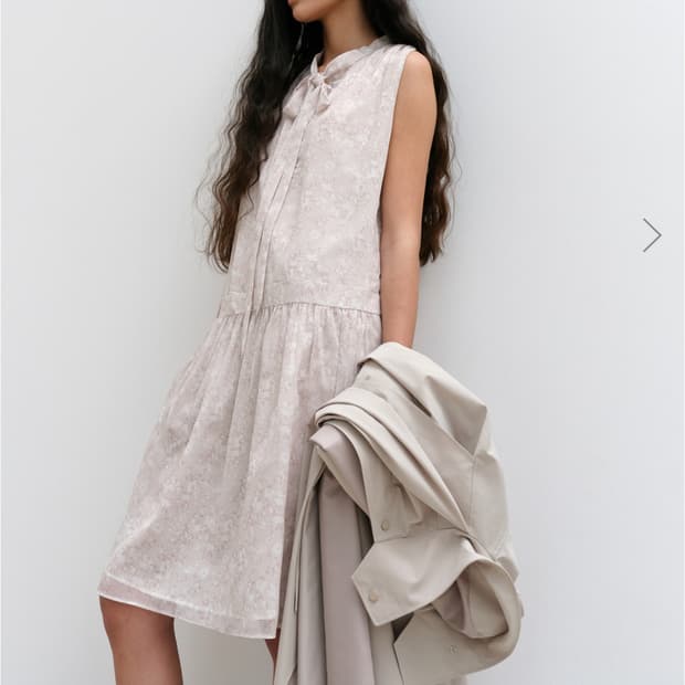 Lea aelin low shirring dress