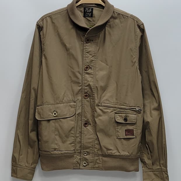 폴스미스 발스타리노 A-1 플라이트 봄버 자켓 / 남 S 브라운
