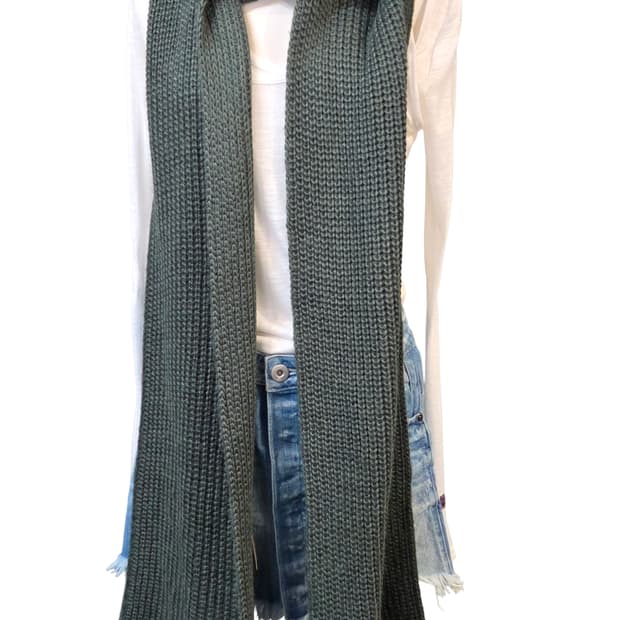 (특별할인가)G-Star RAW 니트 머플러 그린