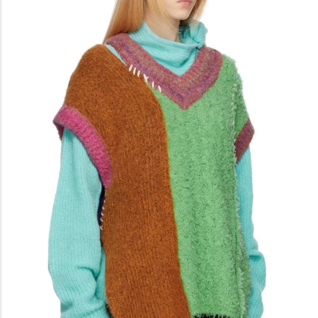 Andersson Bell Multicolor Zoey Knit Vest