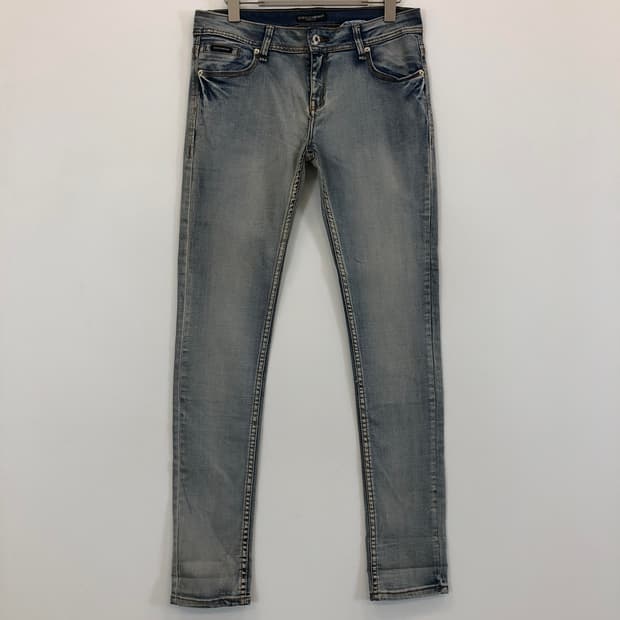 돌체앤가바나 은장플레이트 스판청바지 30 인치