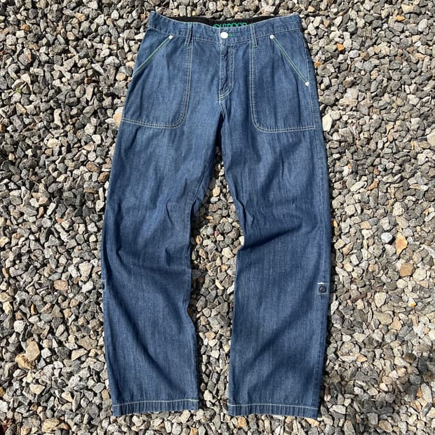 OUTDOOR 샴브레이 팬츠 (실측확인)