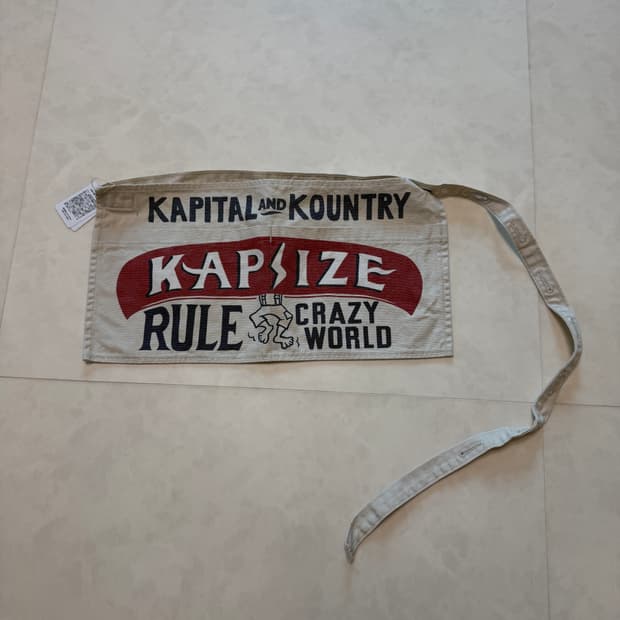 캐피탈 캔버스 숏 에이프런 캡사이즈